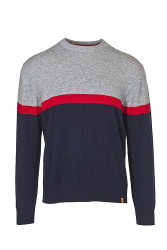 rukka Kuno Herren Pullover Rundhals - silver mélange (Grösse: S) von rukka