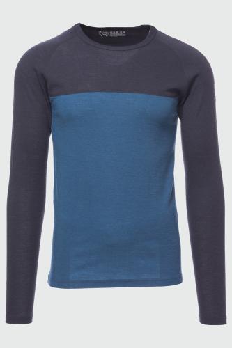 rukka Lucas Merino Langarm Shirt - majolica blue (Grösse: L) von rukka