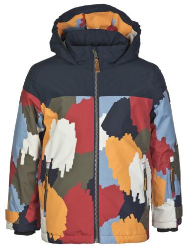 rukka Malou Kinder Winterjacke - orange camo print (Grösse: 110) von rukka