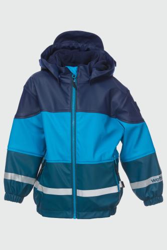 rukka Mogli Kinder Winterregenjacke - majolica blue (Grösse: 128) von rukka