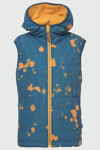 rukka Otis Kinder Gilet reversible - majolica blue (Grösse: 116) von rukka