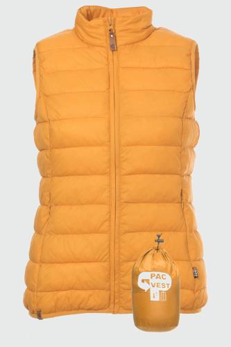 rukka Pac Vest Damen Thermo Gilet - golden yellow (Grösse: 48) von rukka