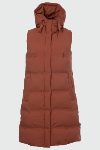 rukka Petra Damen Thermo Gilet lang - rooibos tea (Grösse: 42) von rukka