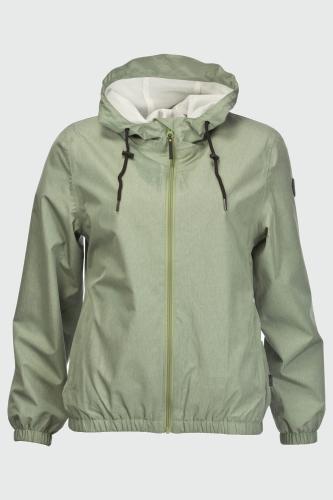 rukka Pixie Damen Regenjacke - hedge green mélange (Grösse: 34) von rukka