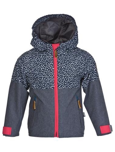 rukka Puck Kinder Regenjacke - dress blue print (Grösse: 152) von rukka