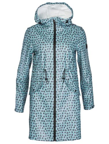 rukka Quinn Damen Regenmantel - arctic print (Grösse: 34) von rukka