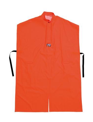 rukka Radfahrer Regenponcho Kinder - fluorescent orange von rukka