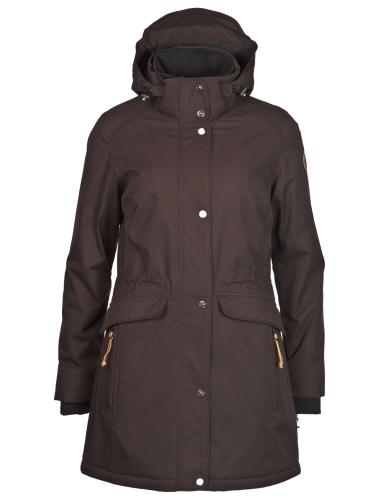 rukka Roswita Damen Winter Mantel - black coffee (Grösse: 42) von rukka