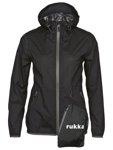 rukka Shelter Damen Regenjacke - black (Grösse: 34) von rukka