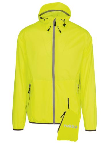 rukka Shelter Herren Regenjacke - fluorescent lemon (Grösse: L) von rukka