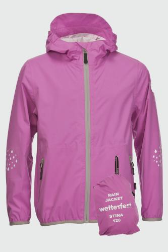 rukka Stina Kinder Regenjacke - radiant orchid (Grösse: 152) von rukka