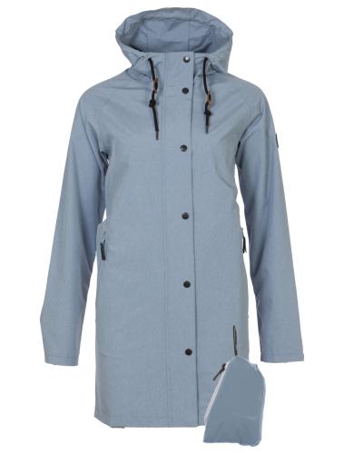 rukka Travelcoat Damen Regenjacke - faded denim (Grösse: 32) von rukka