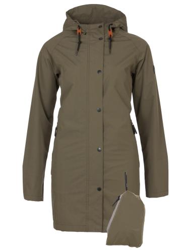 rukka Travelcoat Damen Regenjacke - ivy green (Grösse: 40) von rukka