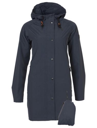 rukka Travelcoat Damen Regenjacke - total eclipse (Grösse: 34) von rukka