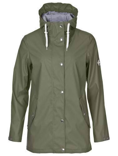 rukka Vally Damen Regenjacke - deep lichen green (Grösse: 40) von rukka