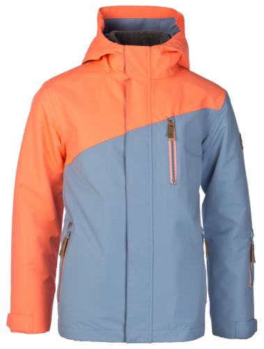 rukka Xaver Kinder 3 in 1 Jacke - neon salmon (Grösse: 110) von rukka