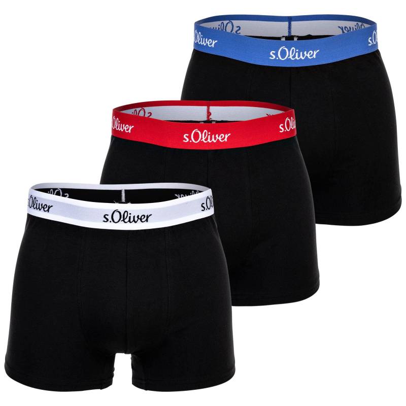 Boxershort 3er Pack Stretch Herren Multicolor M von s. Oliver