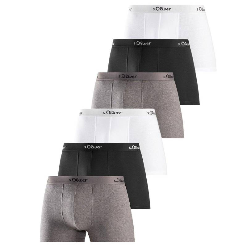 s. Oliver - 6er Pack Basic Retro Short / Pant, für Herren, Multicolor, Größe XL von s. Oliver