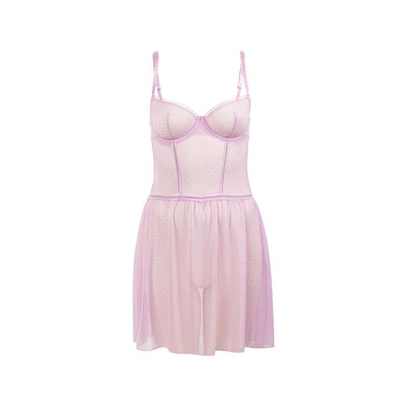 Spitzen-negligé Damen Rosa D/85 von s. Oliver