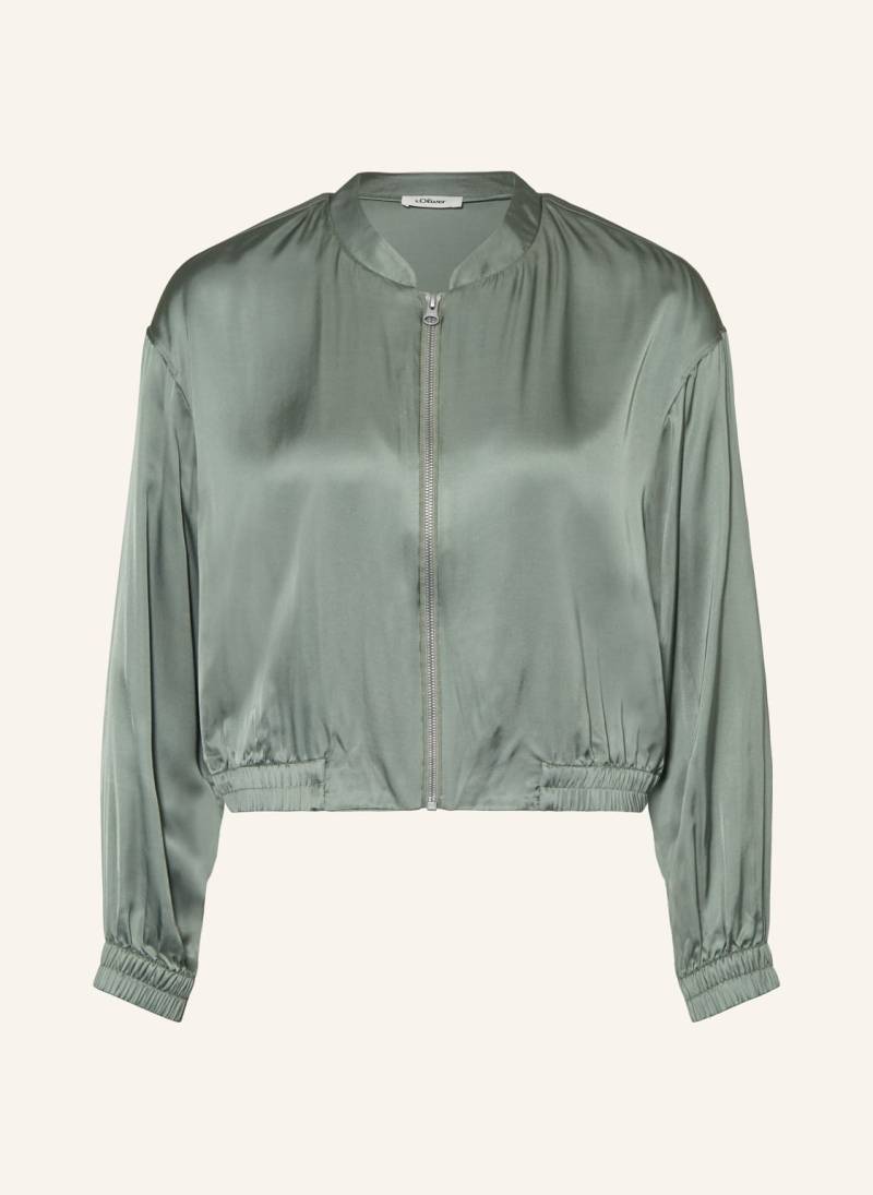 S.Oliver Black Label Satinblouson gruen von s.Oliver BLACK LABEL