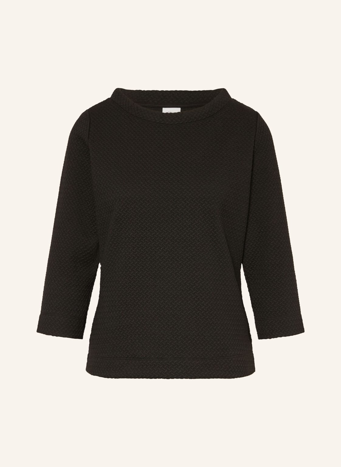 S.Oliver Black Label Sweatshirt Mit 3/4-Arm schwarz von s.Oliver BLACK LABEL