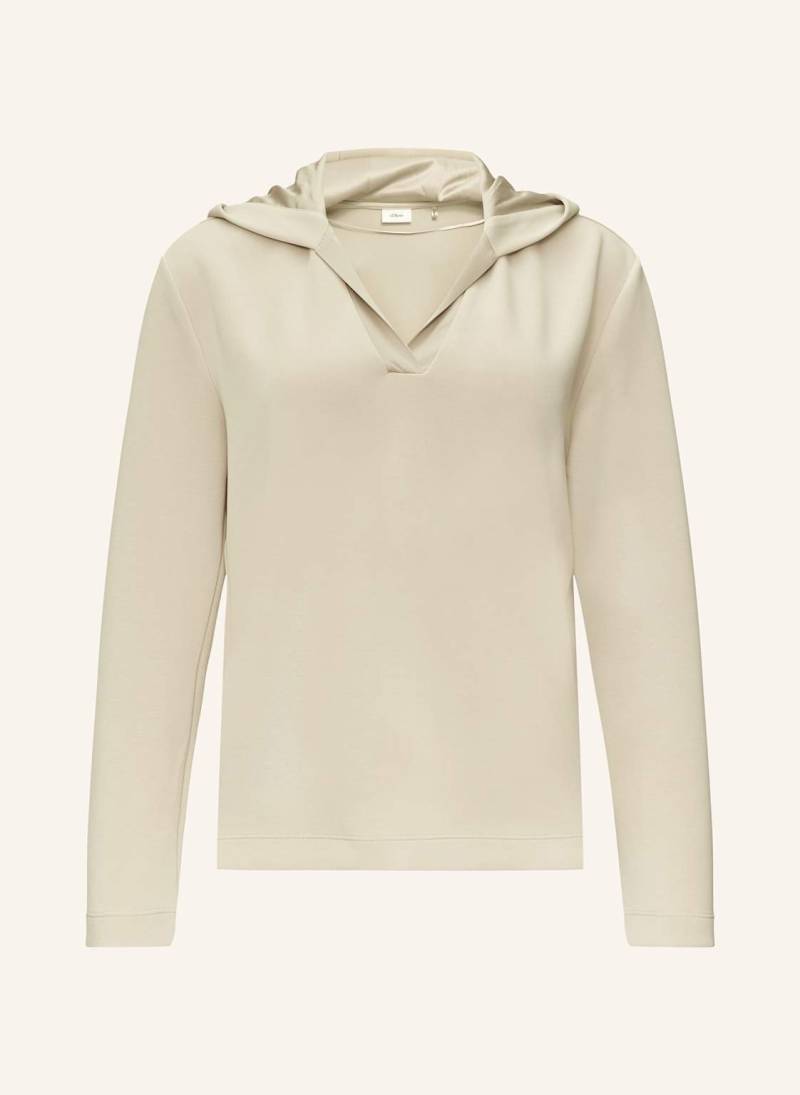 S.Oliver Black Label Sweatshirt beige von s.Oliver BLACK LABEL