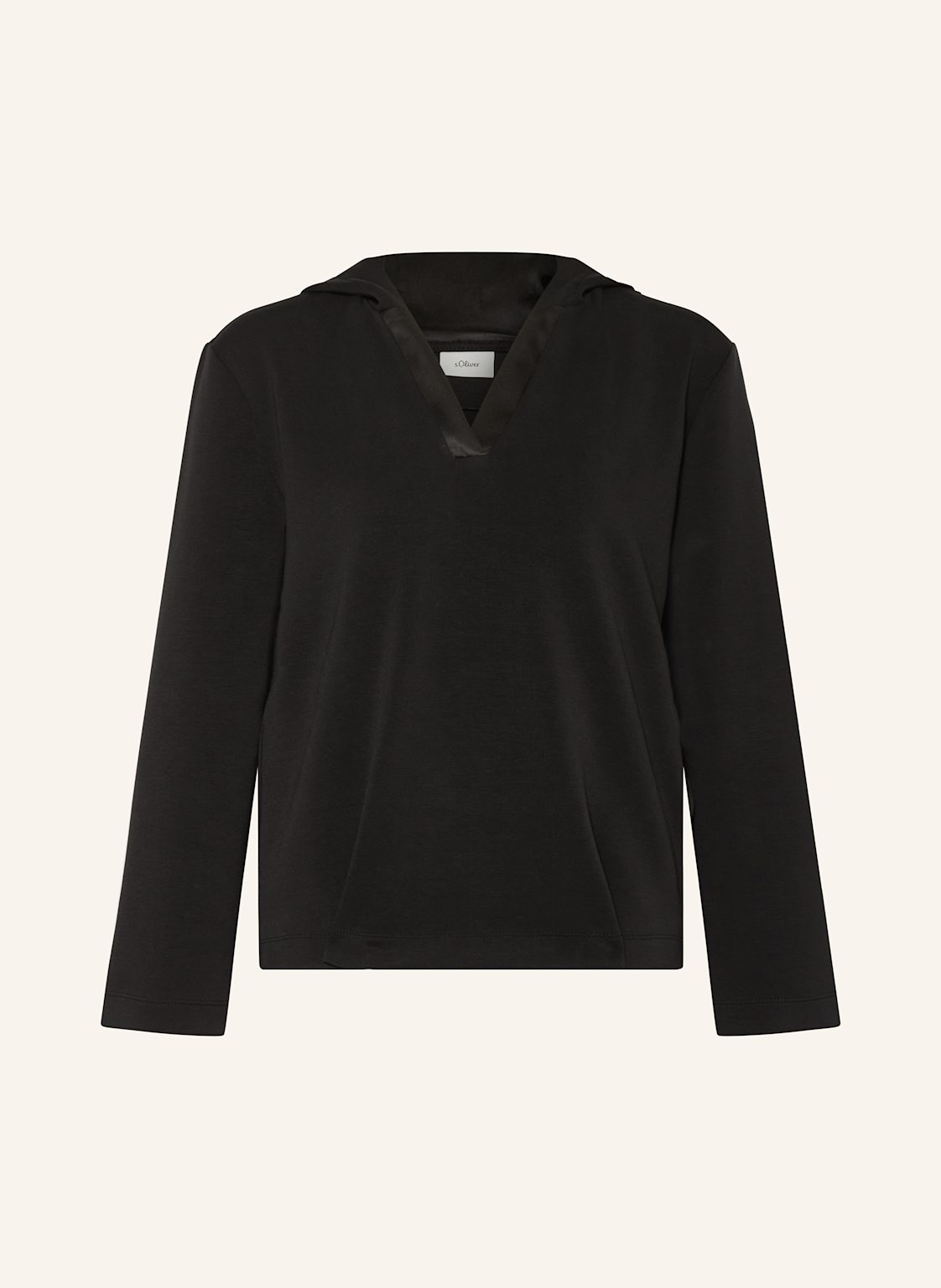 S.Oliver Black Label Sweatshirt schwarz von s.Oliver BLACK LABEL