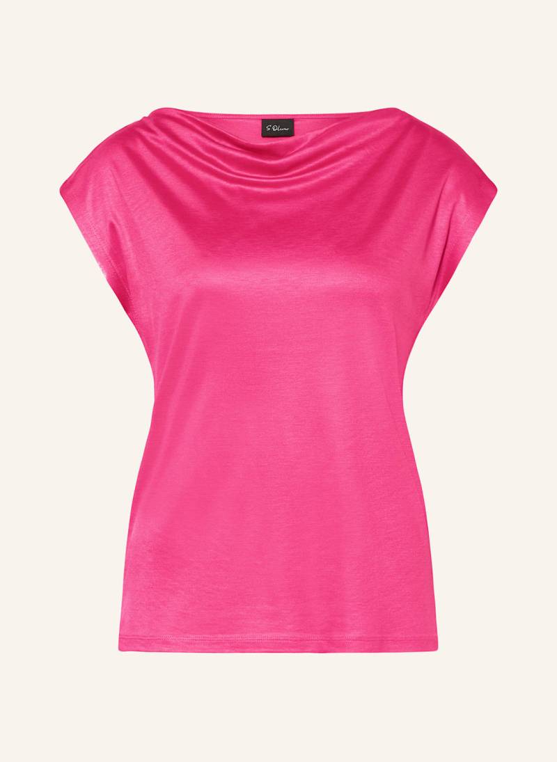 S.Oliver Black Label T-Shirt pink von s.Oliver BLACK LABEL