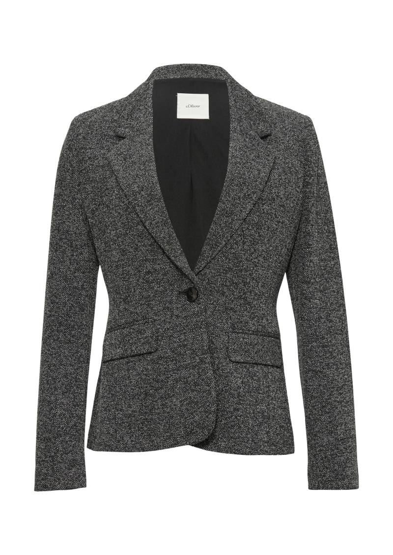 s.Oliver BLACK LABEL Kurzblazer, mit Pattentaschen vorne von s.Oliver BLACK LABEL