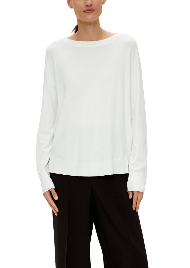 s.Oliver BLACK LABEL Longpullover, mit Drop-Shoulder Look von s.Oliver BLACK LABEL