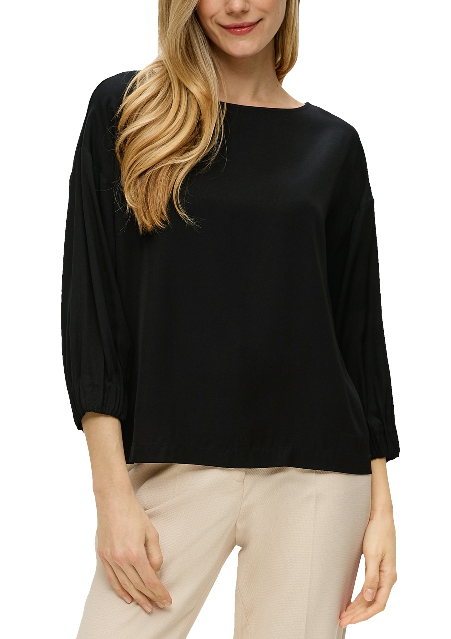 s.Oliver BLACK LABEL Shirtbluse, mit Viskose von s.Oliver BLACK LABEL