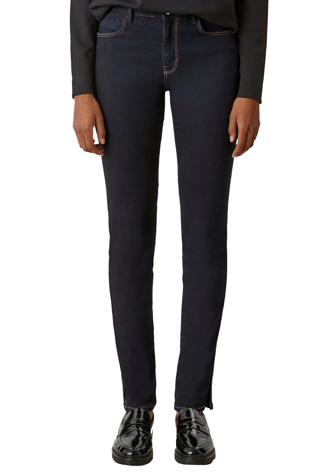 s.Oliver BLACK LABEL Skinny-fit-Jeans, mit Schlitzen im Beinabschluss von s.Oliver BLACK LABEL