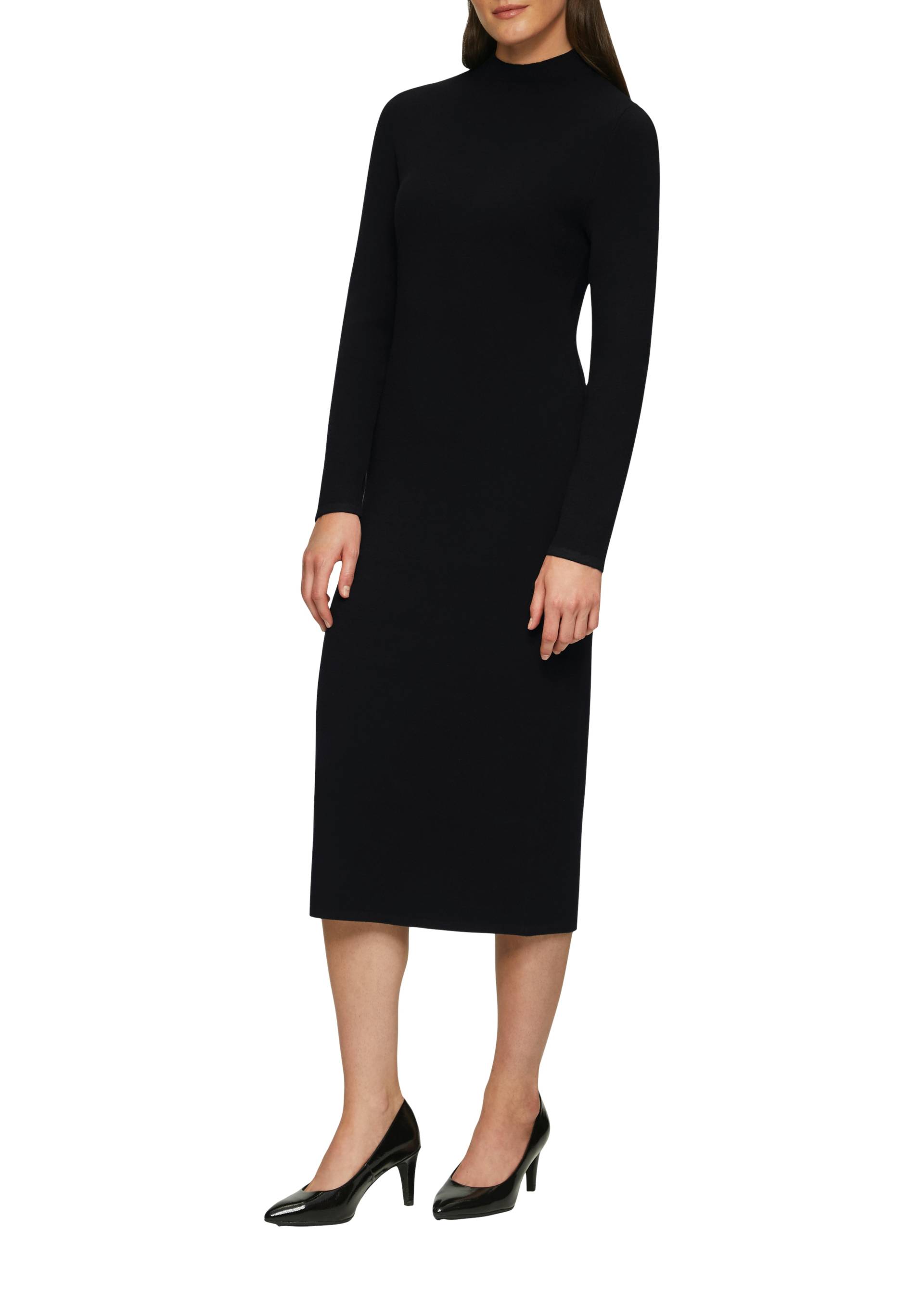 s.Oliver BLACK LABEL Strickkleid, 3/4 lang, mit Stehkragen von s.Oliver BLACK LABEL