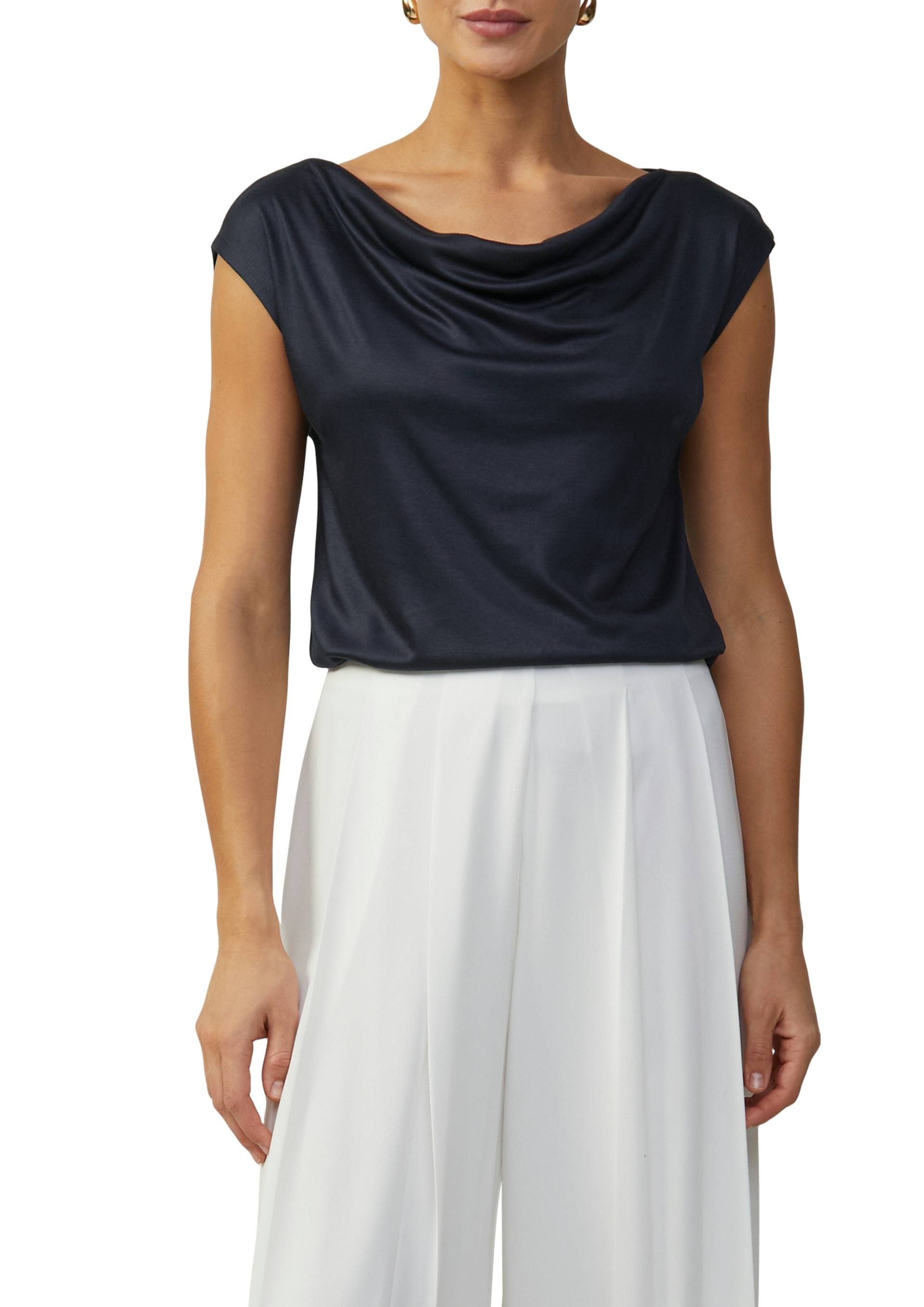 s.Oliver BLACK LABEL T-Shirt, aus Interlock Jersey von s.Oliver BLACK LABEL