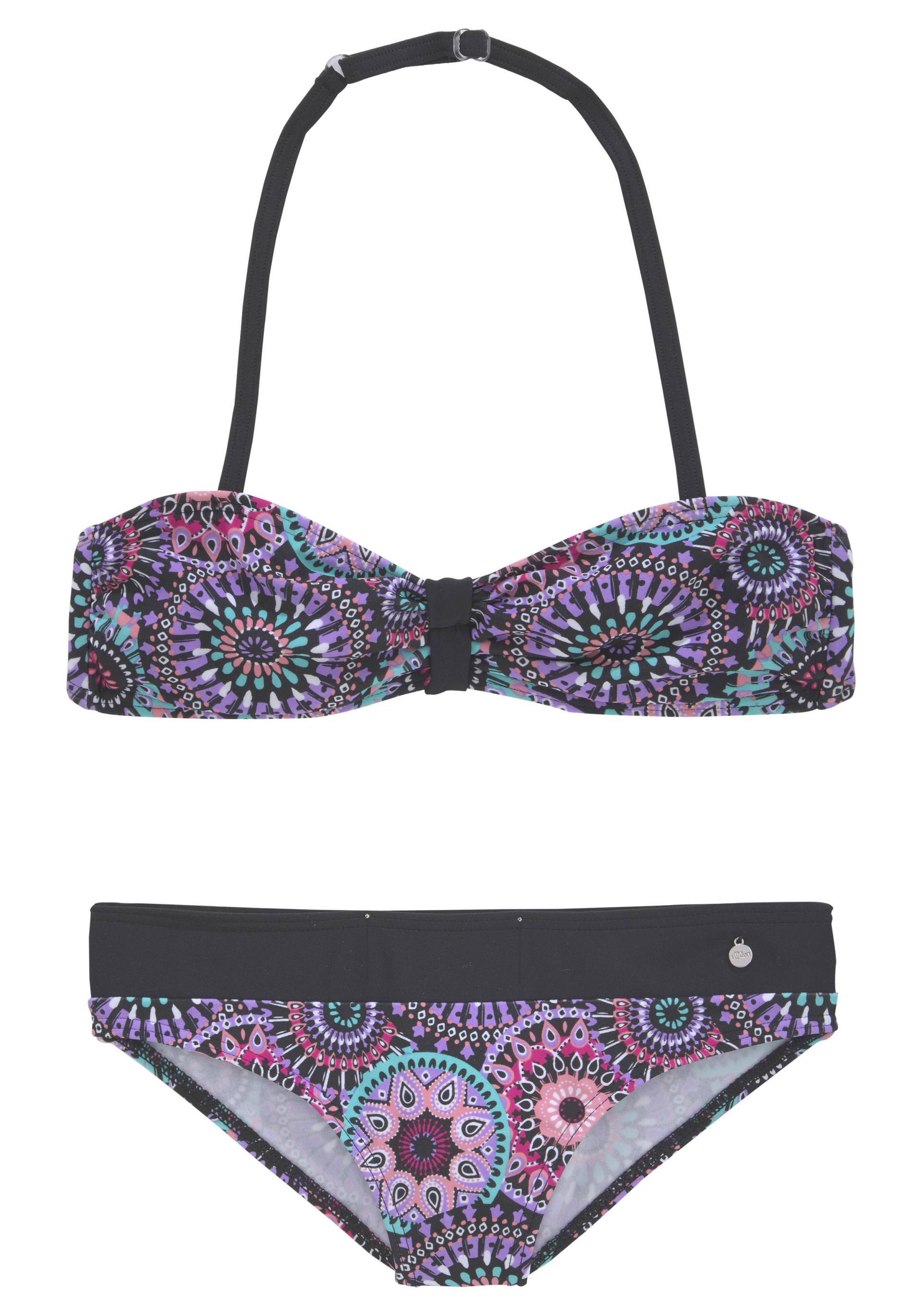 s.Oliver Bandeau-Bikini, mit coolem Print