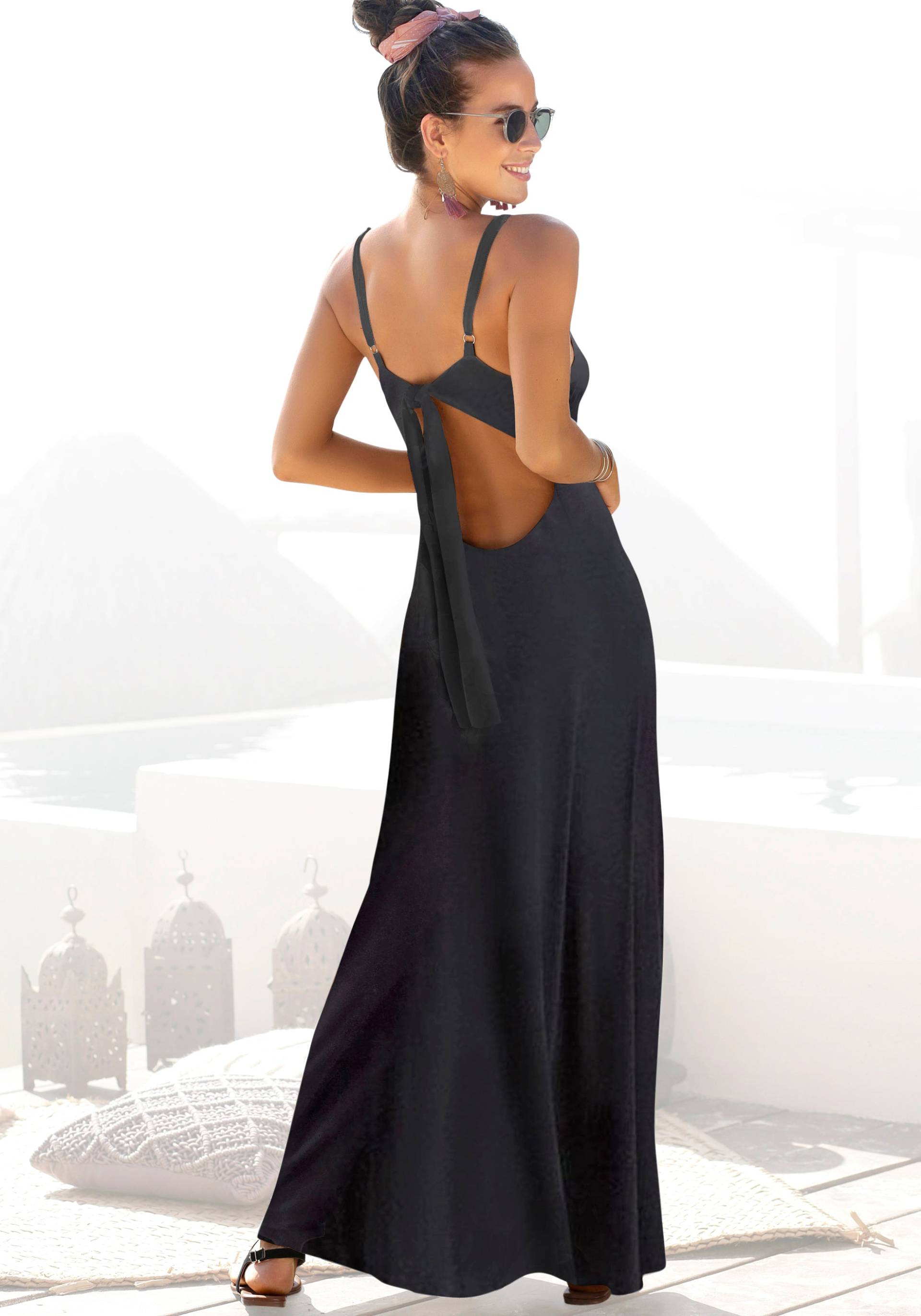 s.Oliver Maxikleid, mit tiefem Rückenausschnitt s.Oliver Maxikleid, mit tiefem Rückenausschnitt von s.Oliver