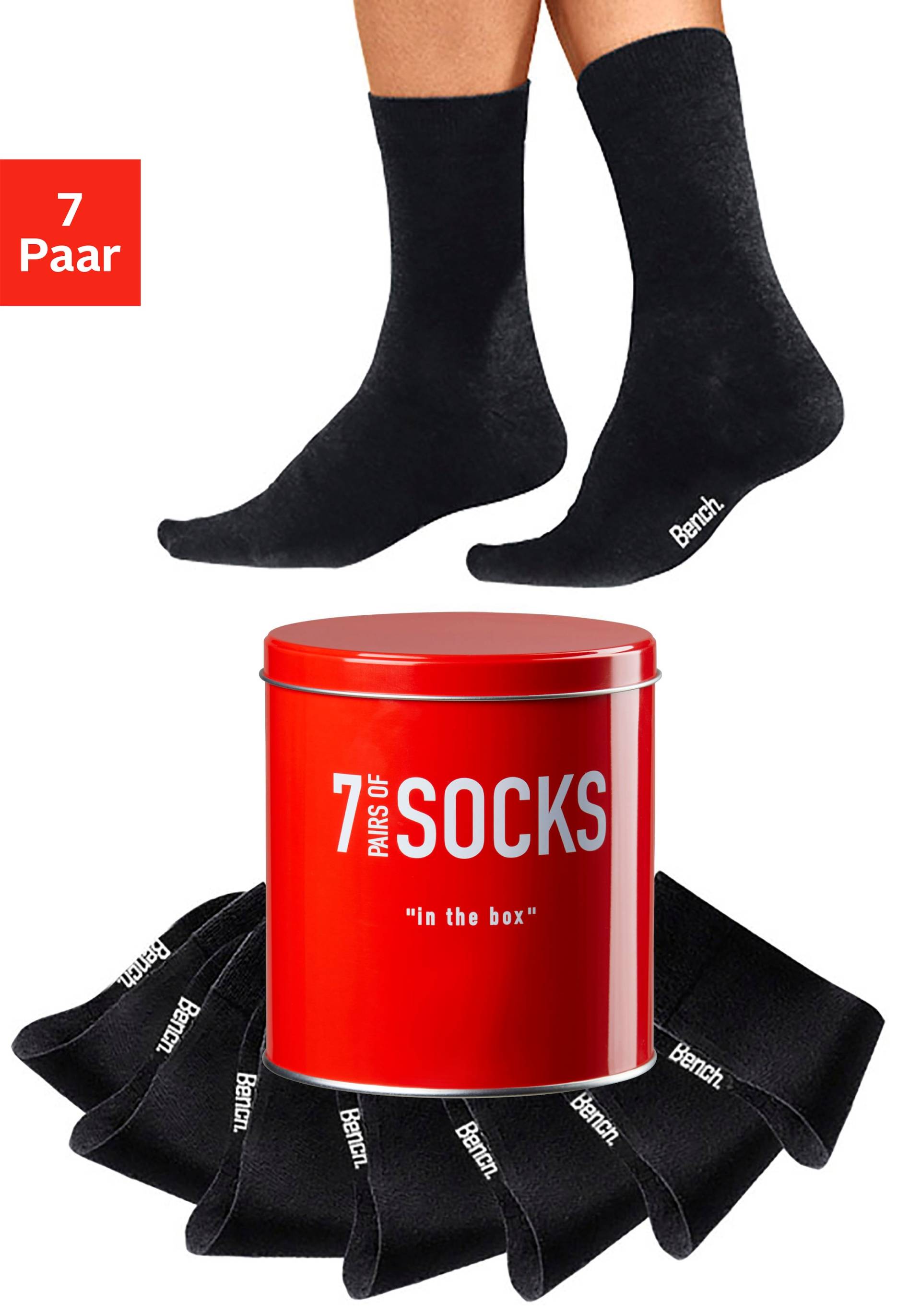 Bench. Businesssocken, (Dose, 7 Paar), in der praktischen Dose von Bench.