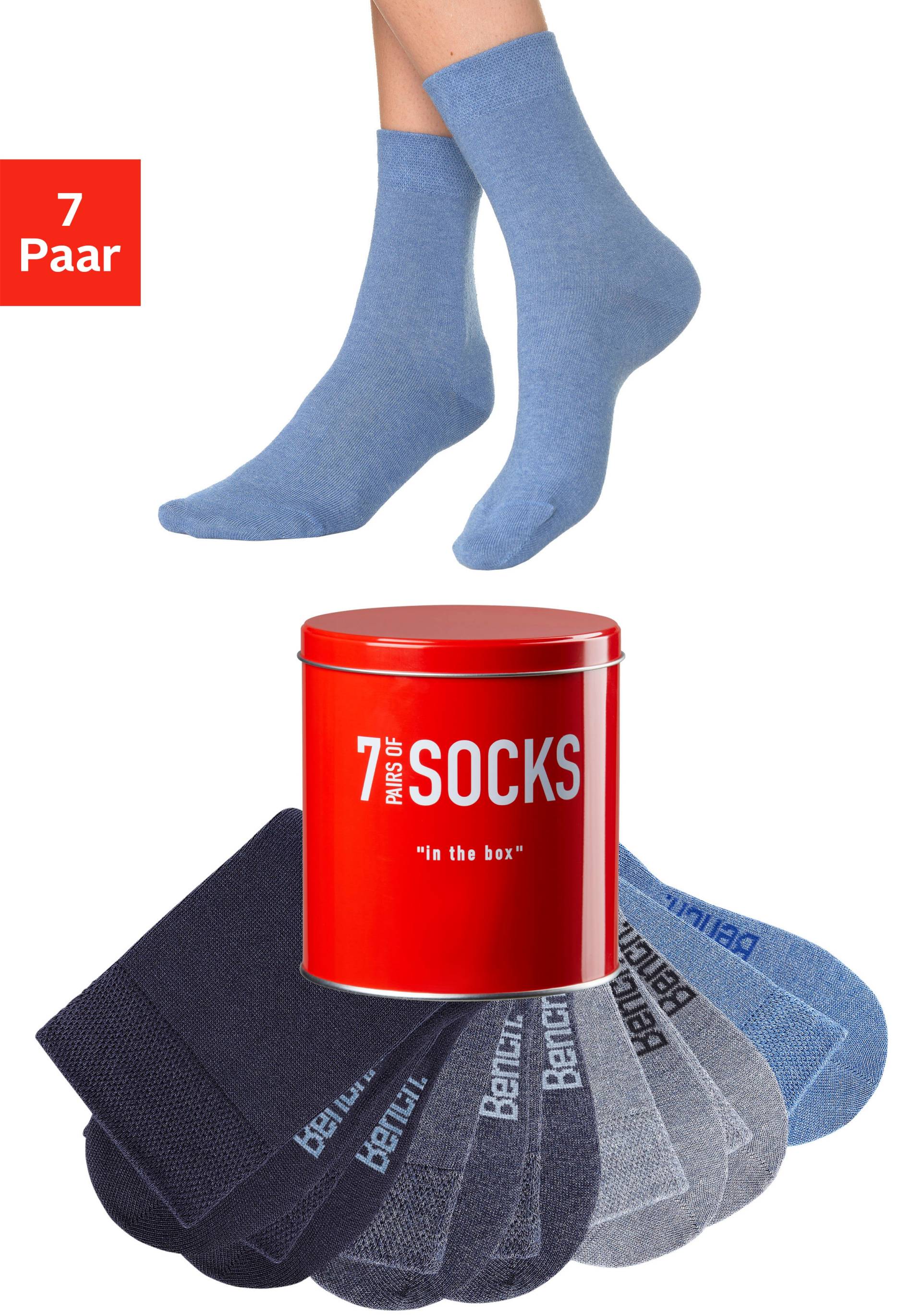 Bench. Businesssocken, (Dose, 7 Paar), in der praktischen Dose von Bench.