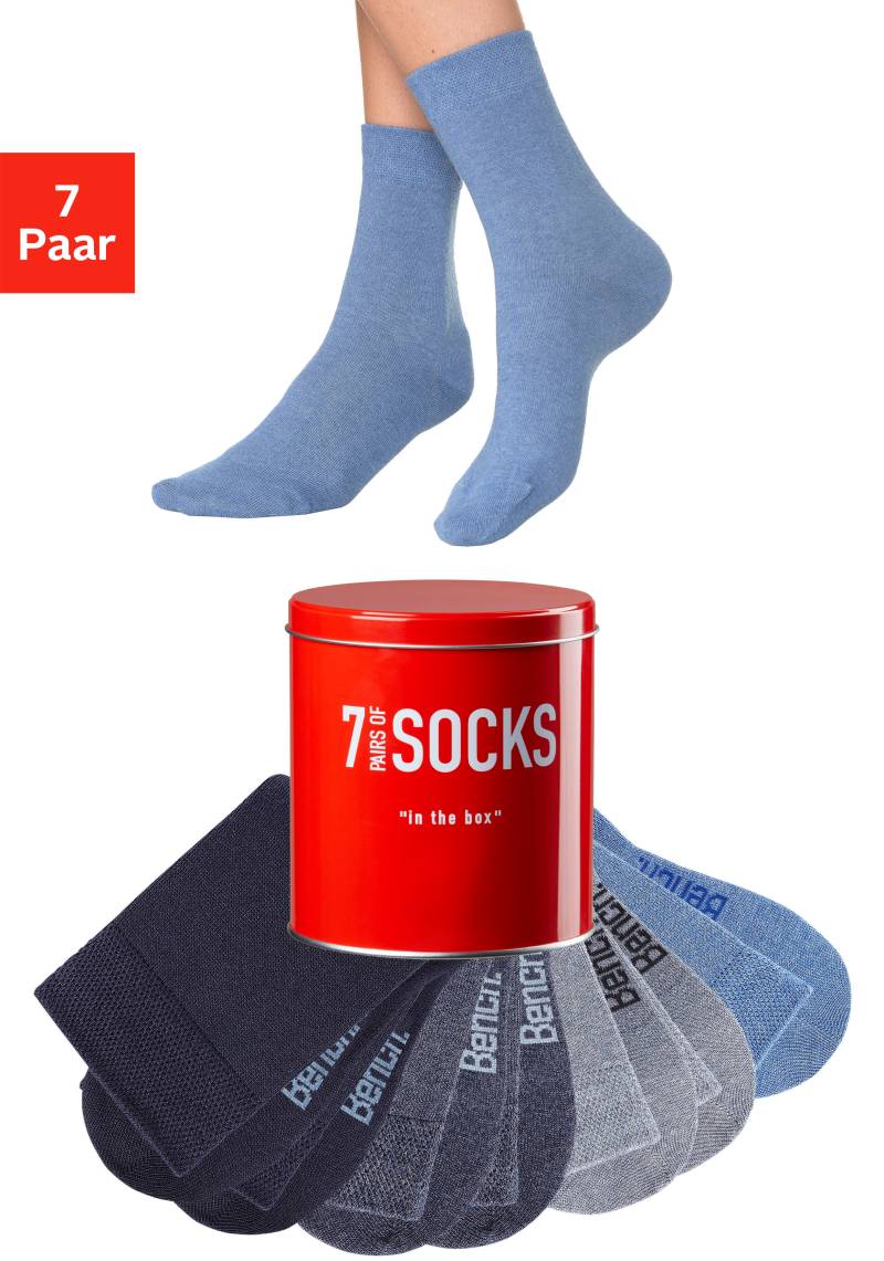 Bench. Businesssocken, (Dose, 7 Paar), in der praktischen Dose von Bench.