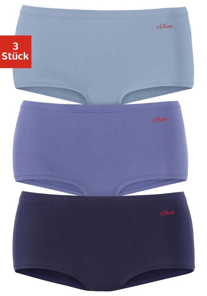 s.Oliver Panty, (3er-Pack), aus elastischer Baumwoll-Qualität von s.Oliver