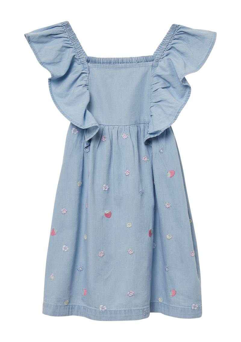 s.Oliver Junior Jeanskleid, mit All-Over Stickereien von s.Oliver Junior