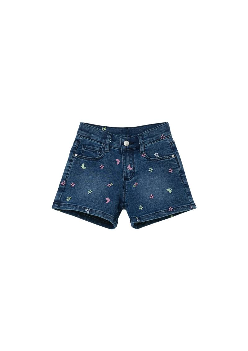 s.Oliver Junior Jeansshorts, mit Blumenstickerei von s.Oliver Junior