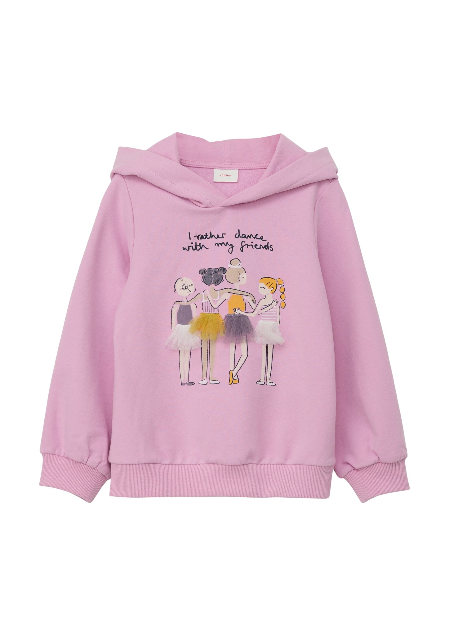 s.Oliver Junior Kapuzensweatshirt, mit Frontprint von s.Oliver Junior