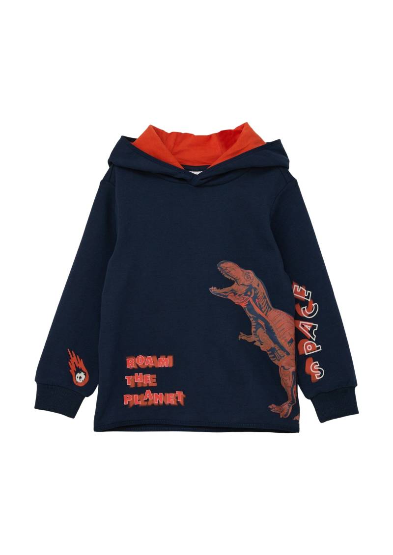 s.Oliver Junior Kapuzensweatshirt, mit Frontprint von s.Oliver Junior