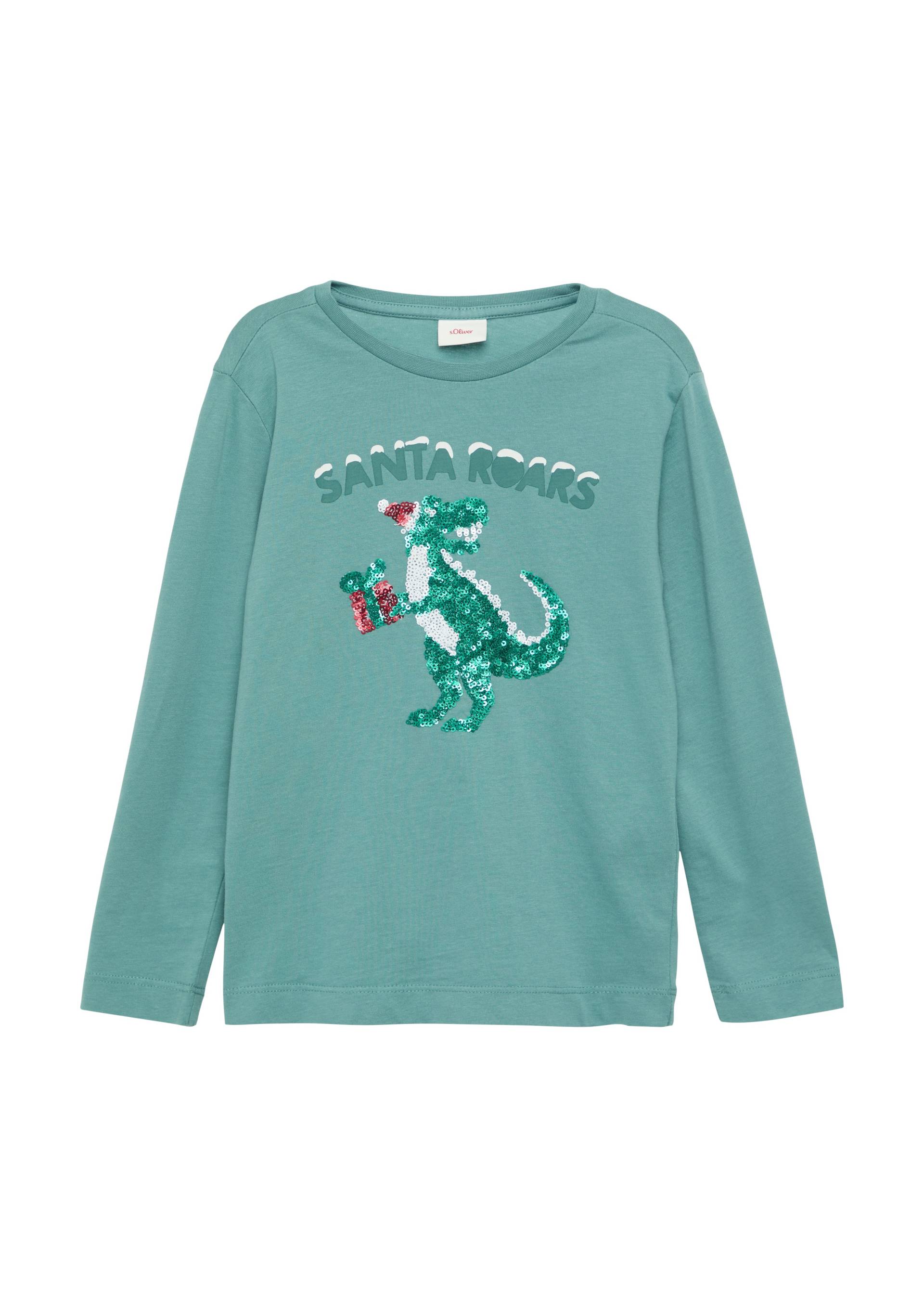 s.Oliver Junior Langarmshirt, mit Dino aus Pailetten s.Oliver Junior Langarmshirt, mit Dino aus Pailetten von s.Oliver Junior