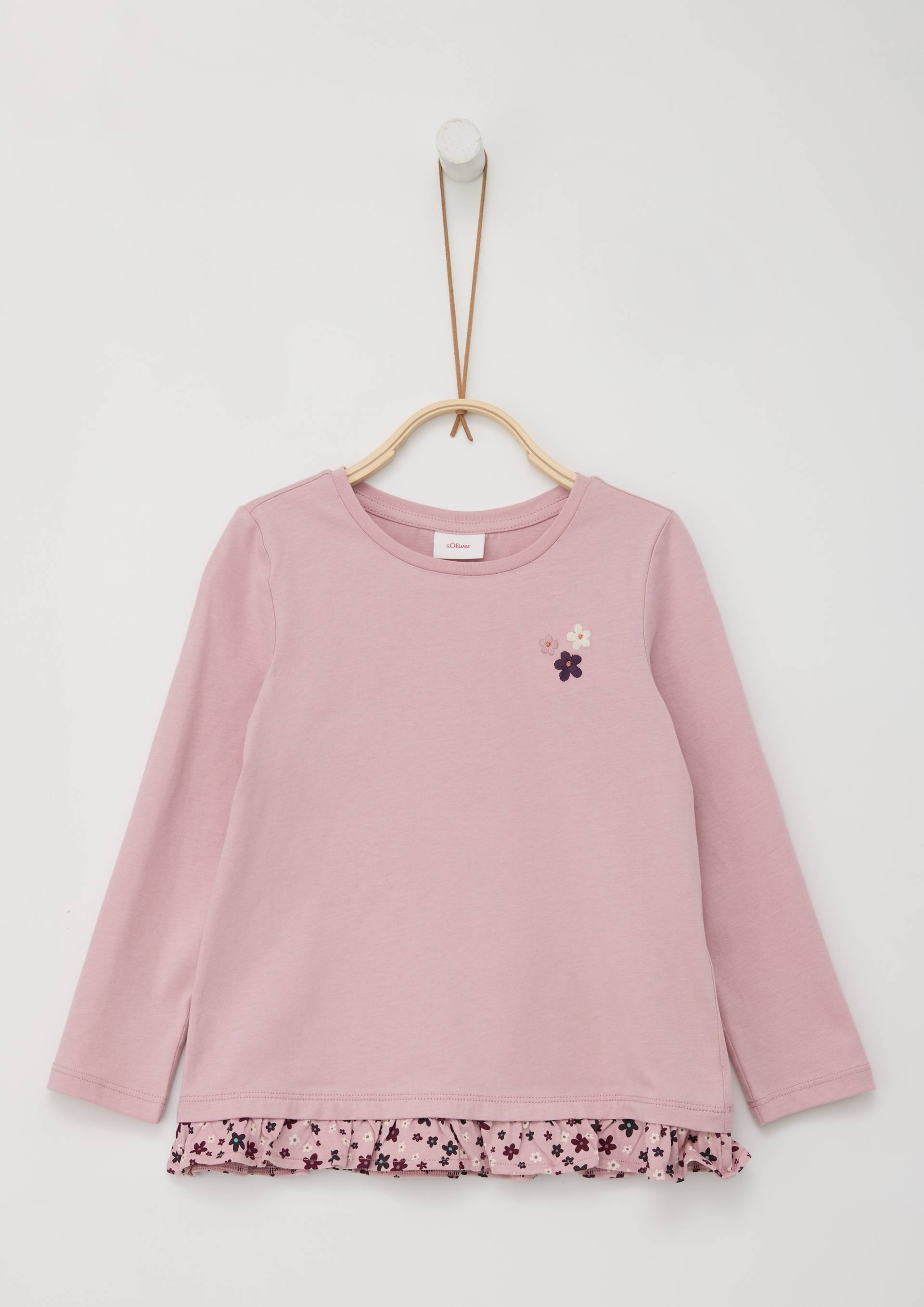 s.Oliver Junior Langarmshirt, mit Rüschen s.Oliver Junior Langarmshirt, mit Rüschen von s.Oliver Junior