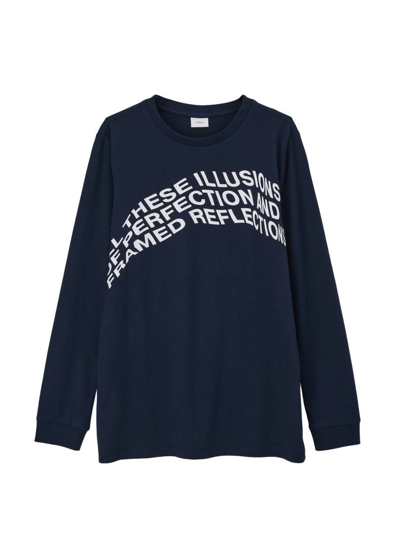 s.Oliver Junior Langarmshirt, mit Schriftprint von s.Oliver Junior