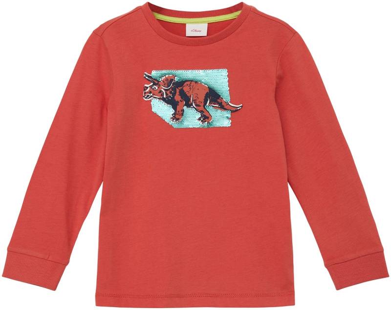 s.Oliver Junior Langarmshirt, mit Wendepailletten von s.Oliver Junior