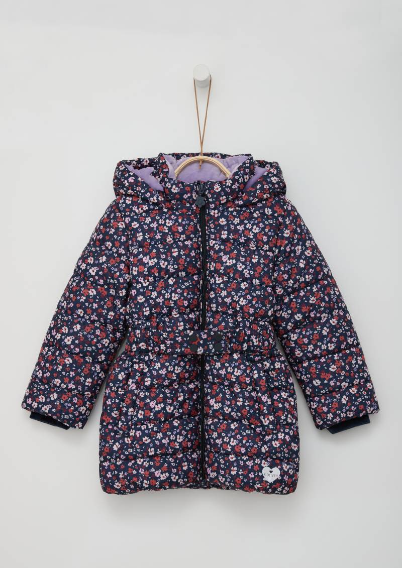 s.Oliver Junior Outdoorjacke, mit Kapuze, mit All-Over Print und Kapuze von s.Oliver Junior