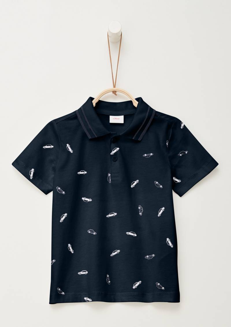 s.Oliver Junior Poloshirt, mit All-Over Print von s.Oliver Junior